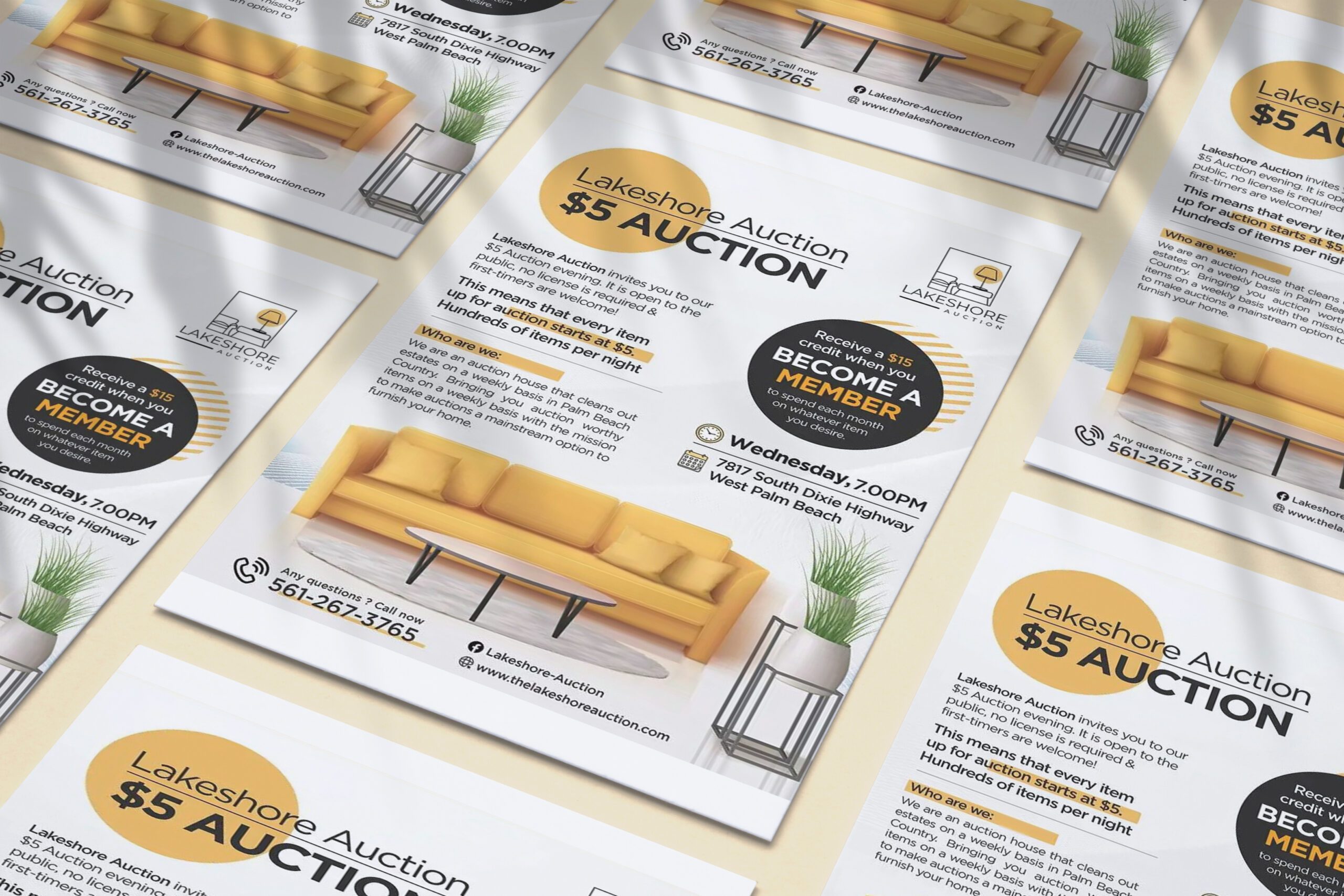 I will design a custom flyer for you.